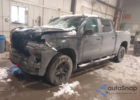 2024 Chevrolet Silverado 1500 4Wd Short Bed Custom Trail Boss from USA, damaged, VIN 3GCUDCEDXRG122943